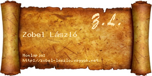 Zobel László névjegykártya